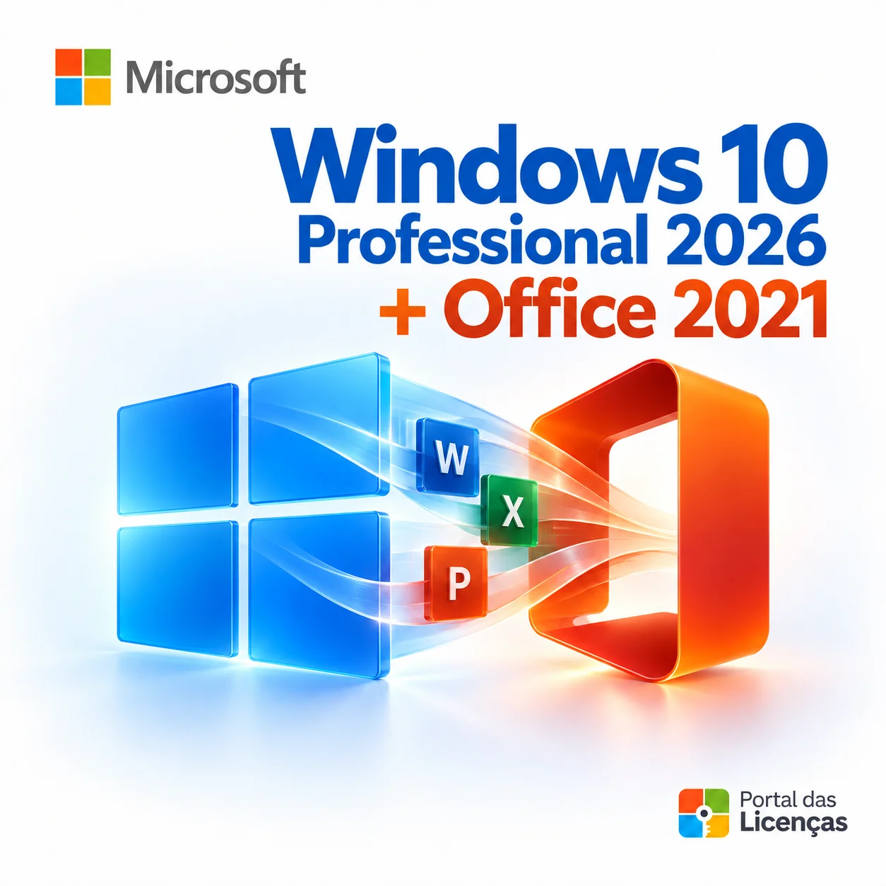Windows 10 Professional 2026 com Office 2021